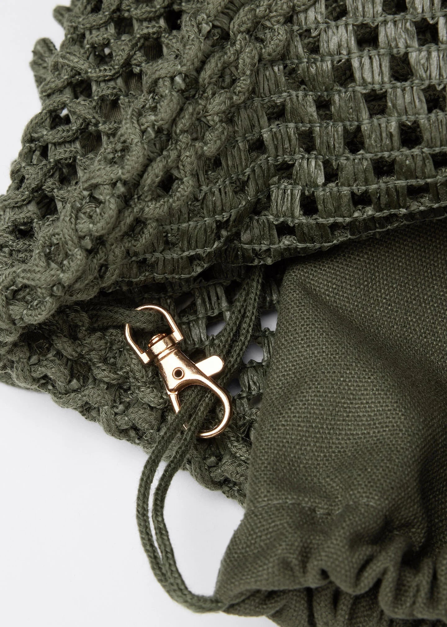 Knitted Beach Shoulder Bag with Wide Braided Handles