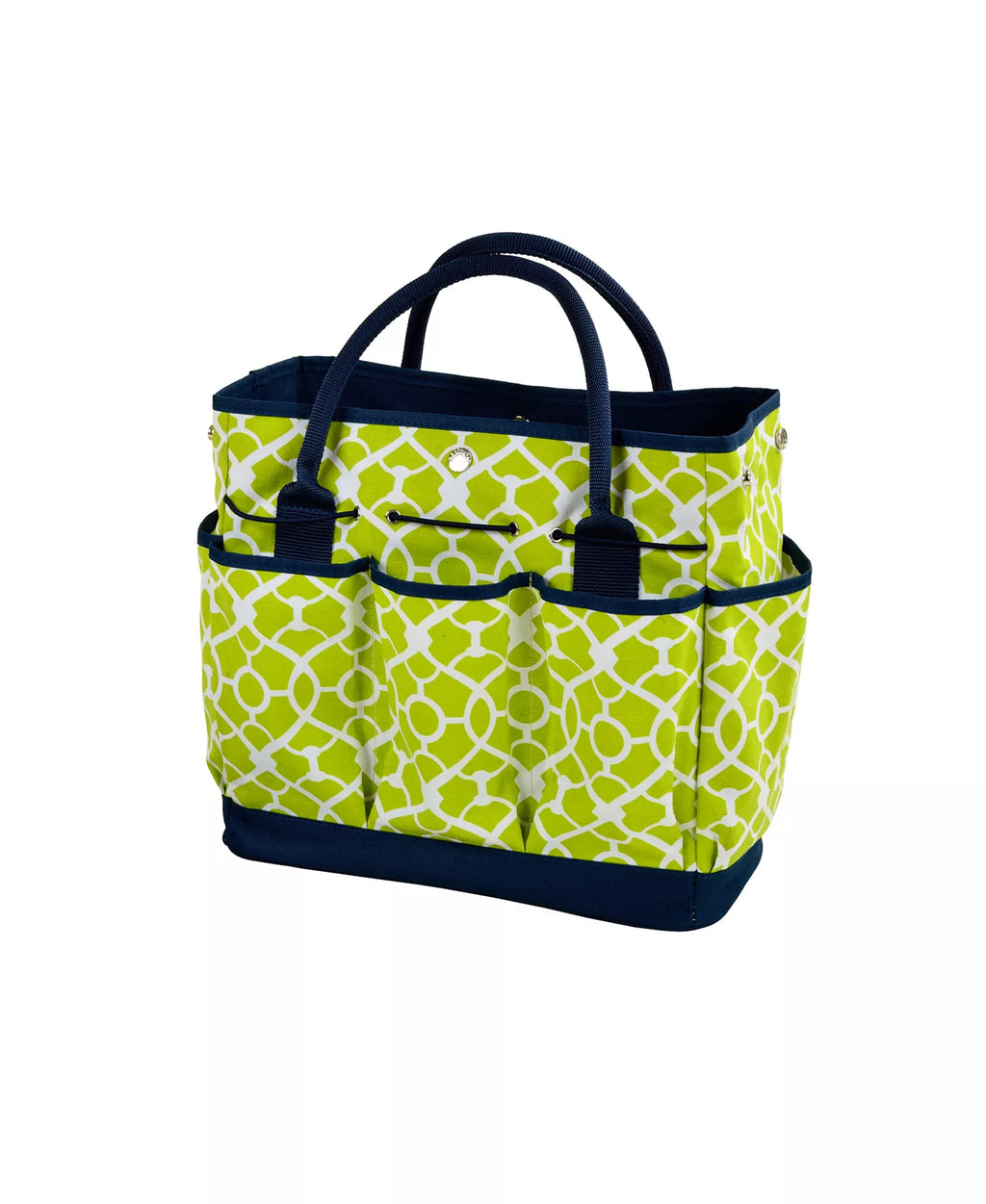 Geometric Print Multi-Pocket Gardening Carry Bag with Hand Grip Accessories