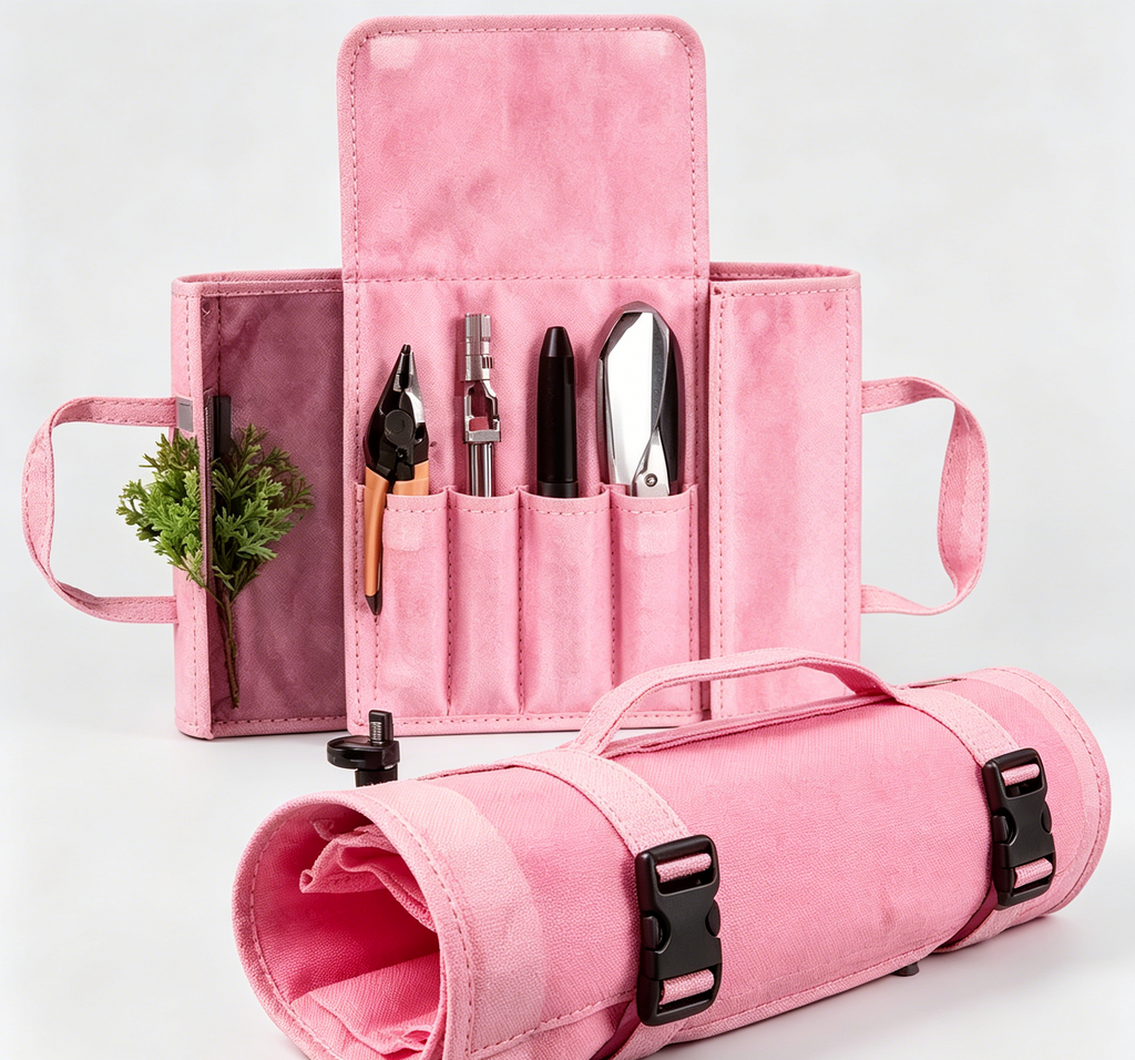 Roll-Up Garden Collector Bag with Portable Handle & Buckle Accessories