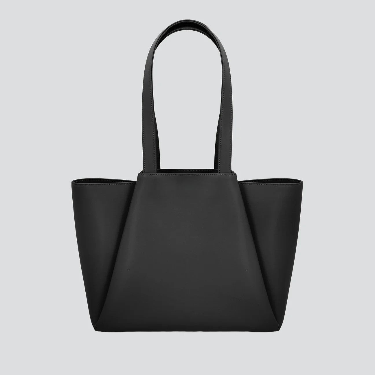 Structured Shoulder Work Bag with Zipper Fittings & Daily Outfit Matching