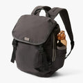 Foldover Drawstring Daypack with Buckle & Side Pocket Details