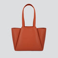 Structured Shoulder Work Bag with Zipper Fittings & Daily Outfit Matching