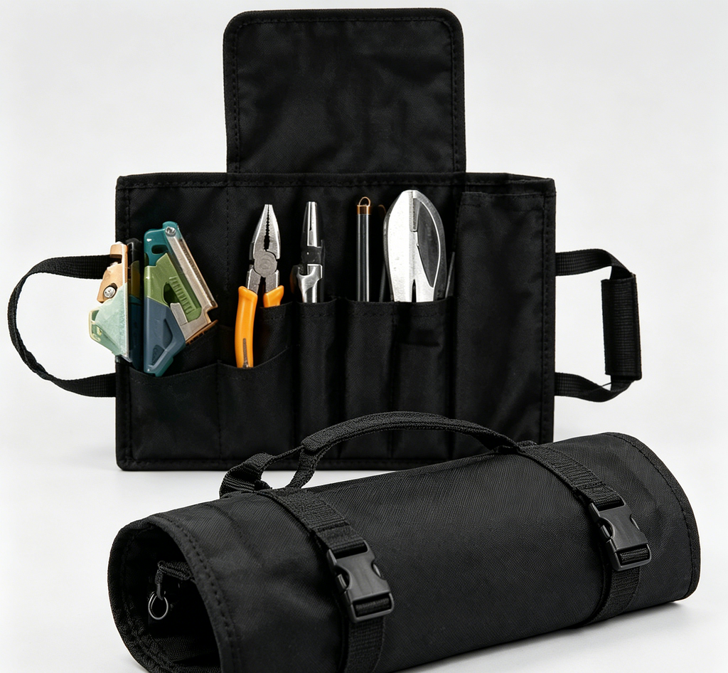 Roll-Up Garden Collector Bag with Portable Handle & Buckle Accessories