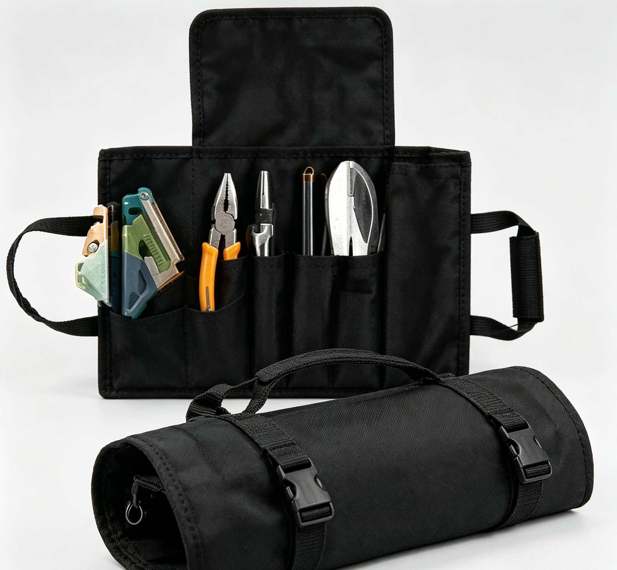 Roll-Up Garden Collector Bag with Portable Handle & Buckle Accessories
