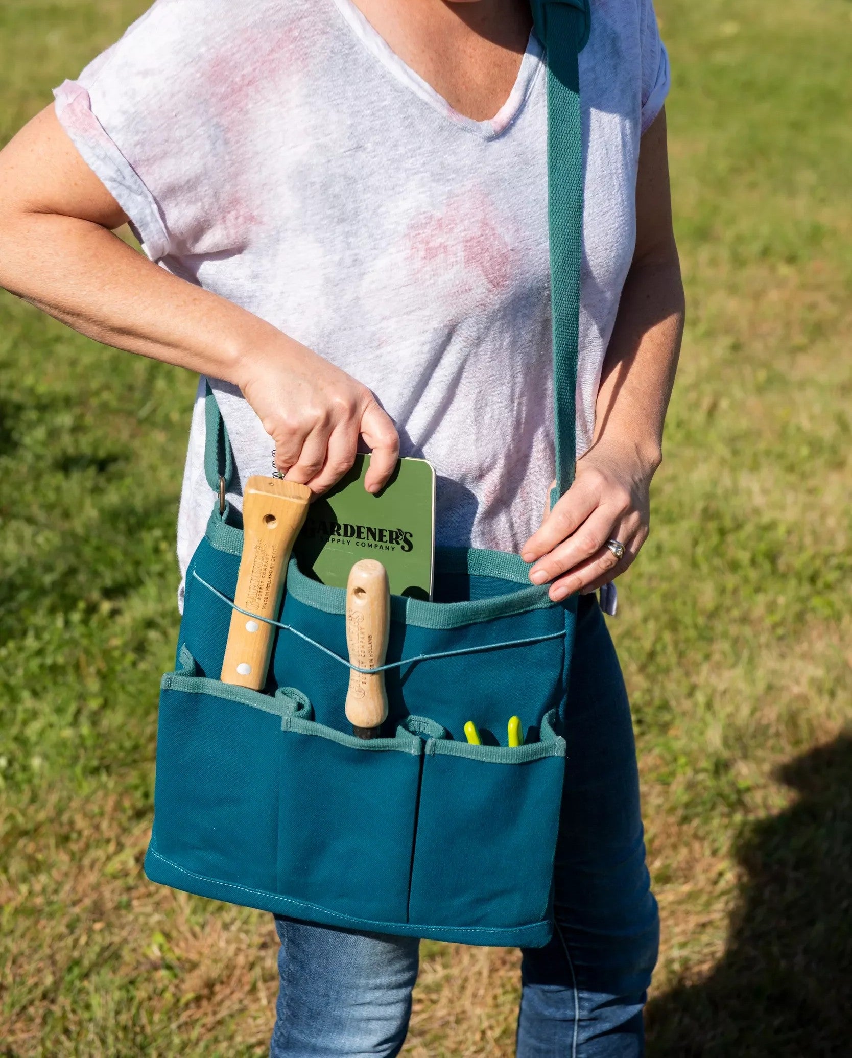 Crossbody Gardening Collector Bag with Adjustable Strap