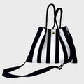Sustainable Striped Reusable Daily Shopping Tote Bag